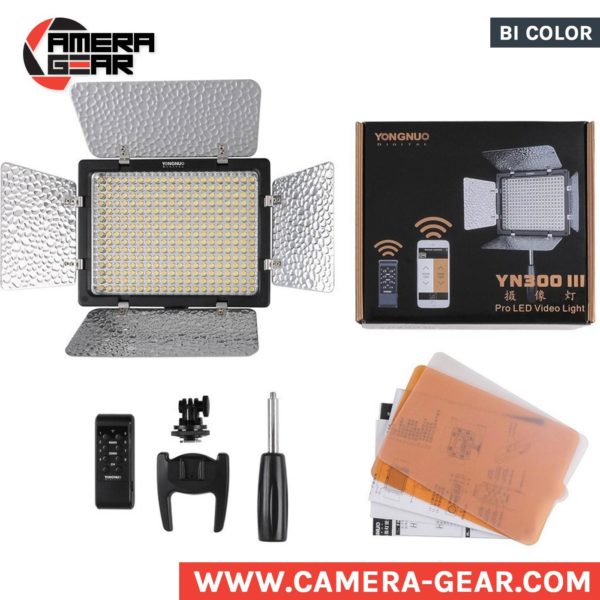 Elemental Credo Potencial Yongnuo YN300 III - Pro LED Video Light - Camera Gear