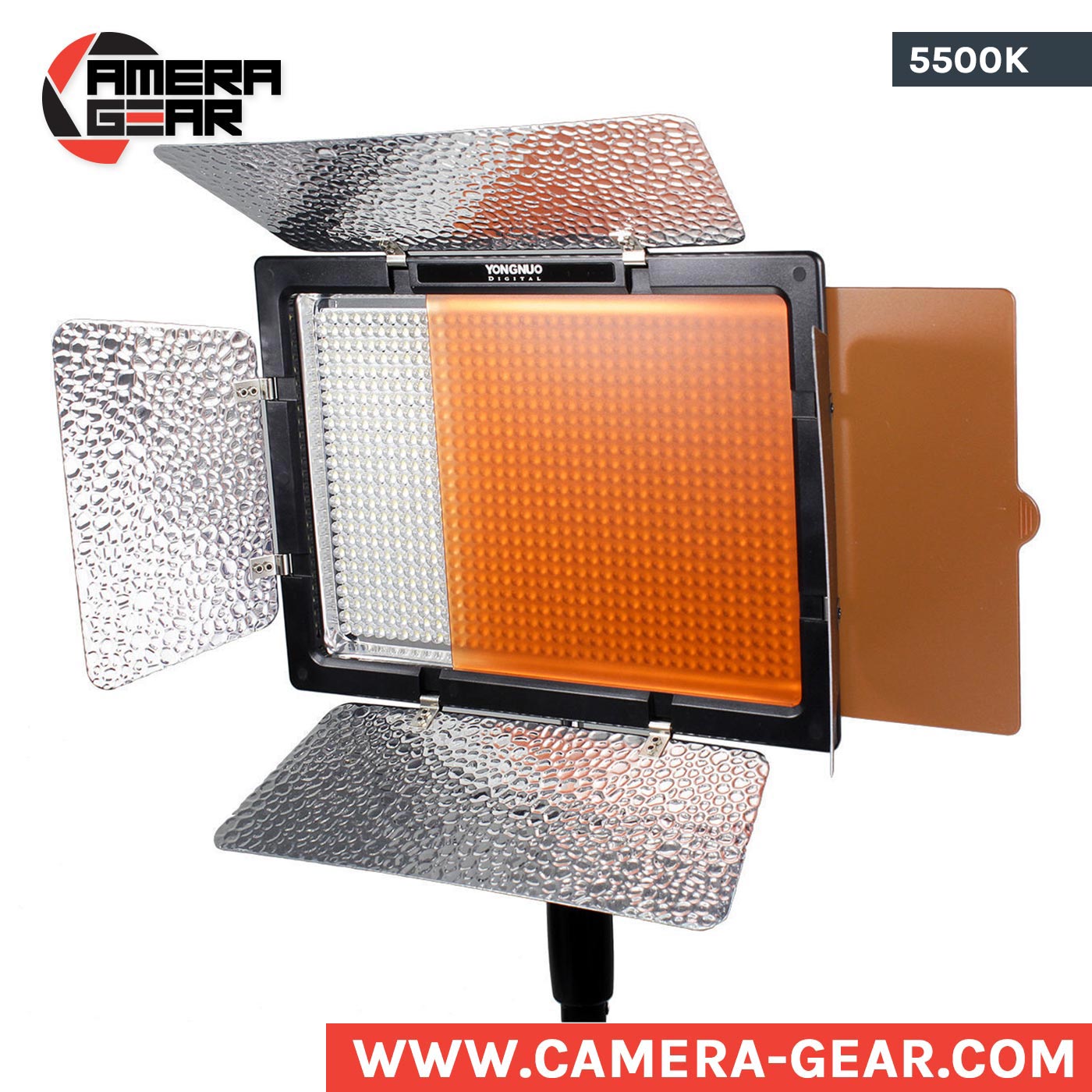 Comes with Microfiber Cleaning Cloth 5500k Adjustable Color Temperatur e for the SLR Cameras Camcorders YONGNUO YN900 YN-900 Pro LED Video Light/ LED Studio Lamp with 3200k like Canon Nikon Pentax Olympas Samsung Panasonic JVC etc