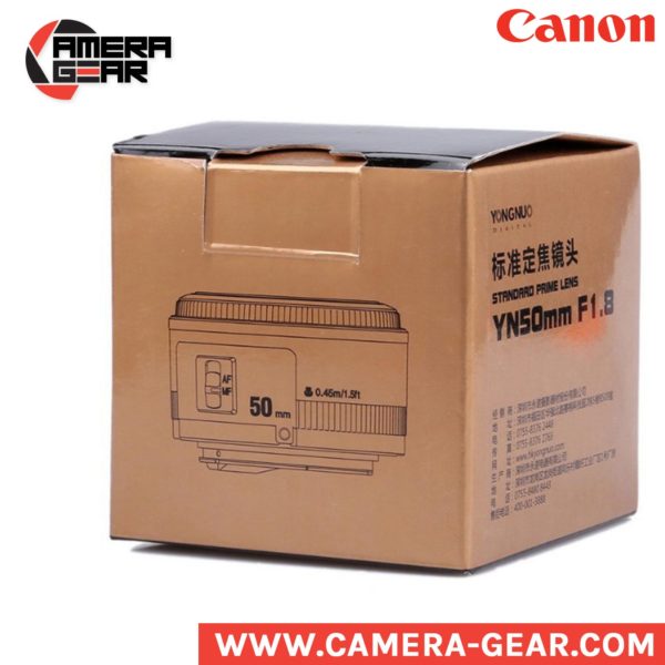 Yongnuo YN50mm f/1.8 lens for Canon. prime lens for canon dslr