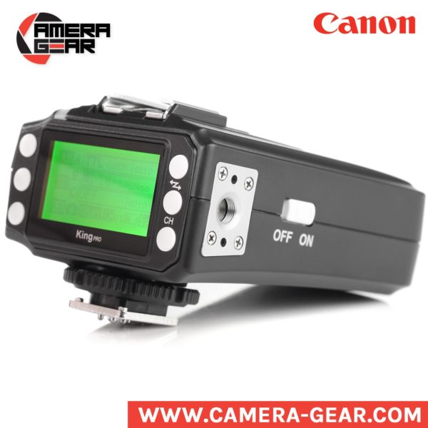 Pixel King Pro for Canon. TTL and hss wireless radio triggers for canon