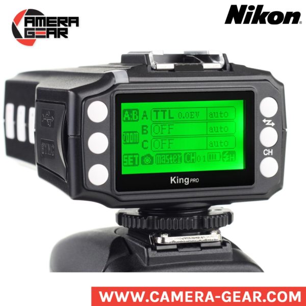 Pixel King Pro for Nikon. TTL and hss wireless radio triggers for nikon