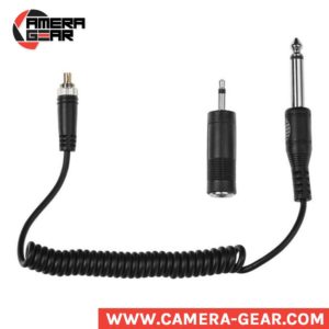 Yongnuo LS-PC635 sync cable allows you to connect your RF-603/RF-605/YN622 series flash trigger to a studio strobe. This coiled cable features a PC sync plug with screw lock and a 1/4" connector and will extend from 1' to 3' in length. Additionally, a 1/4" to 1/8" adapter is included for maximum compatibility.