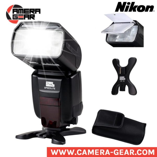 Pixel X800N Standard, ttl and hss flash speedlite for Nikon
