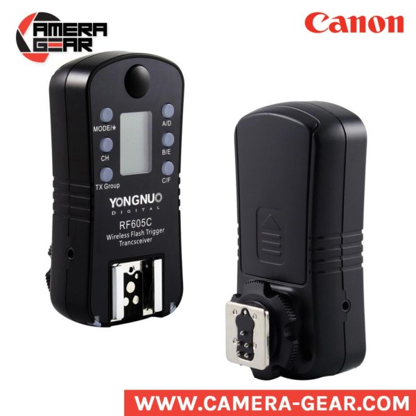 Yongnuo RF-605C triggers. manual transceivers for canon