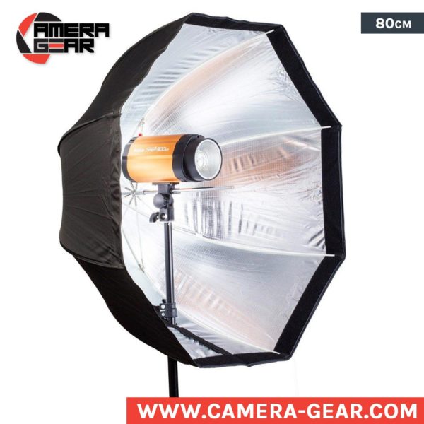 Godox 80cm Octagon umbrella softbox. octagon umbrella softbox for flash speedlite or studio strobe