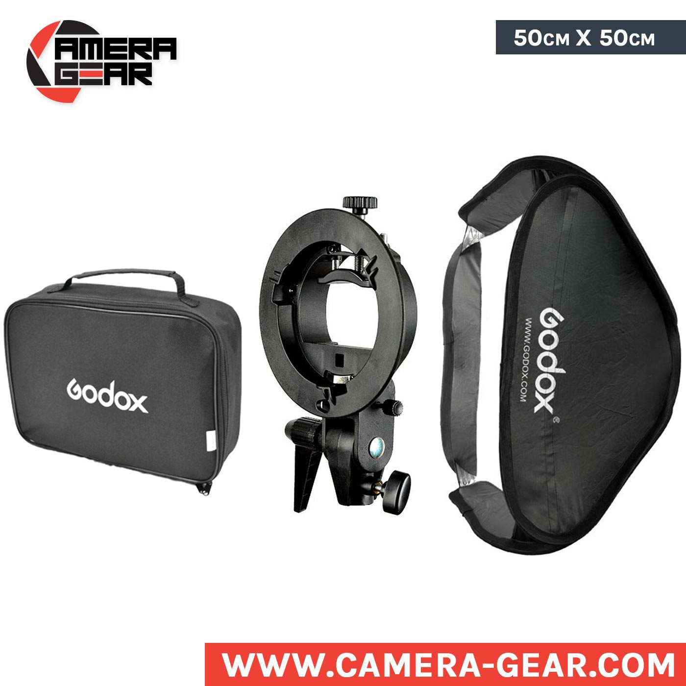 Godox Softbox 50x50 with S type bracket - Light Modifiers - Camera