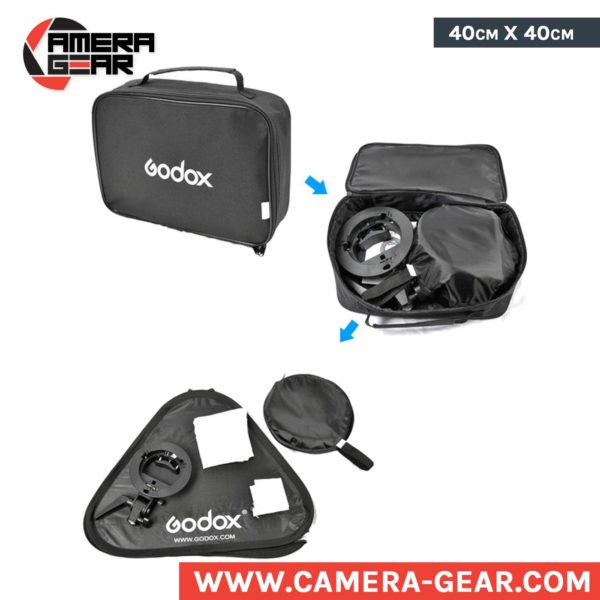 Godox Softbox 40x40 with S type bracket - Light Modifiers - Camera Gear