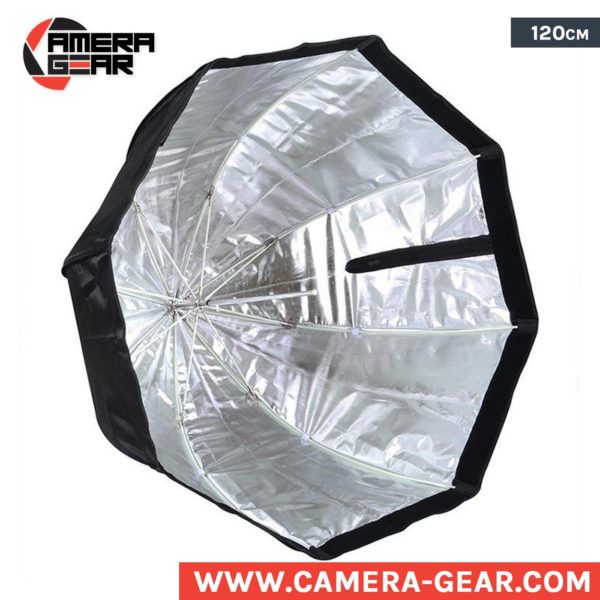 Godox 120cm Octagon umbrella softbox for flash speedlite or studio strobe. portable softbox