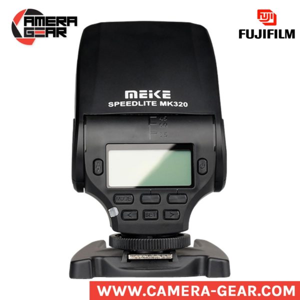 Meike MK-320 for Fujifilm ttl flash speedlite. Great small on-camera flash speedlite