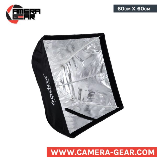 Godox 60x60cm umbrella softbox for flash speedlite or studio strobe. portable softbox