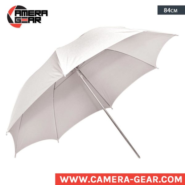 Translucent White Umbrella 84cm 33" for flash speedlite or studio strobe