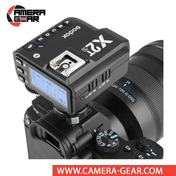 Godox X2T-S TTL Wireless Flash Trigger for Sony is an upgraded version of Godox X1T-S transmitter with an improved user interface with a larger display and 5 dedicated group setting buttons