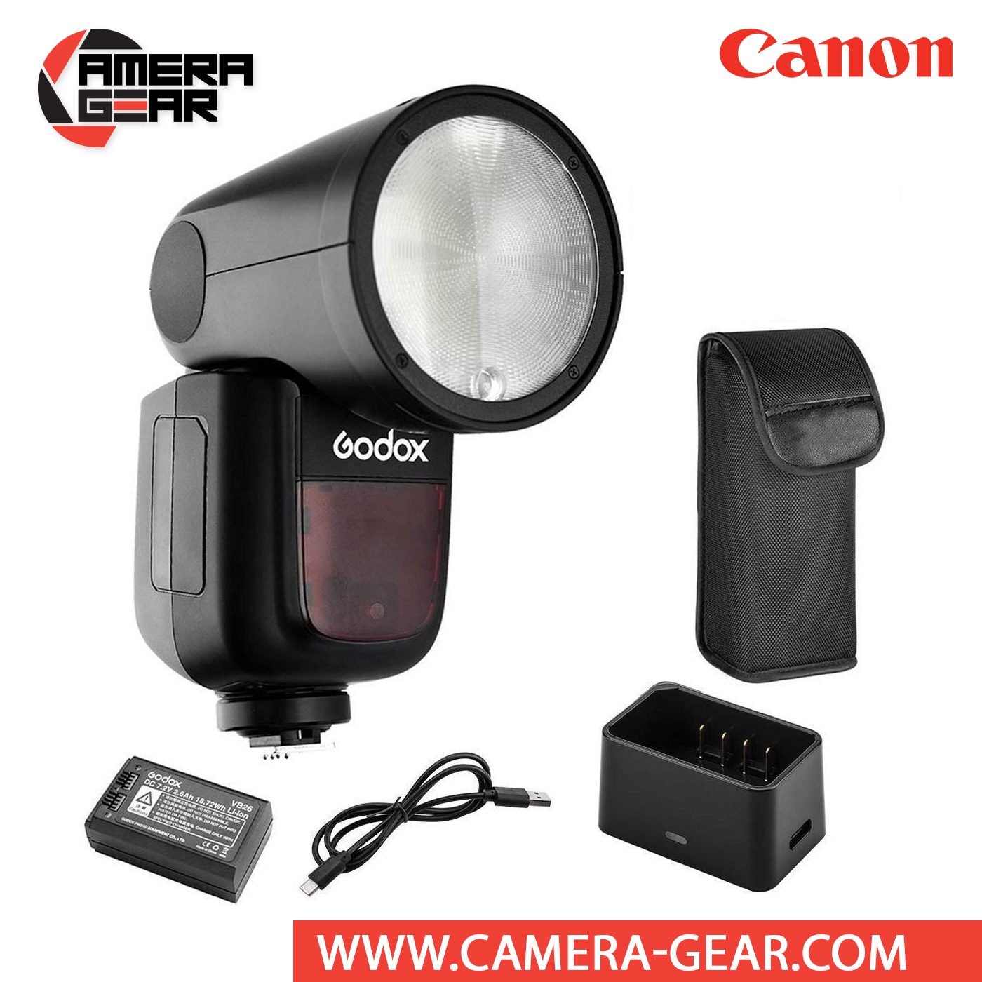 Godox V1 - Round Head speedlite for Canon cameras - Camera Gear