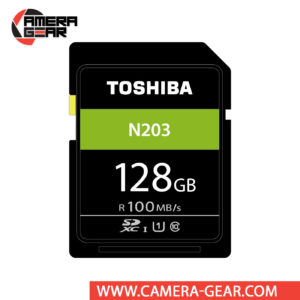 Toshiba 128GB N203 UHS-I SDXC Memory Card features an impressive read speed of up to 100MB/s and offers plenty of storage at very affordable price.