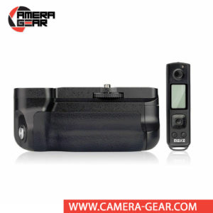 Battery Grip for Sony A6500, Meike MK-A6500 Pro offers both extended battery life and a more comfortable grip when shooting in the vertical orientation. The grip accepts two NP-FW50 batteries to effectively double the battery life for long shooting sessions. Wireless remote control included