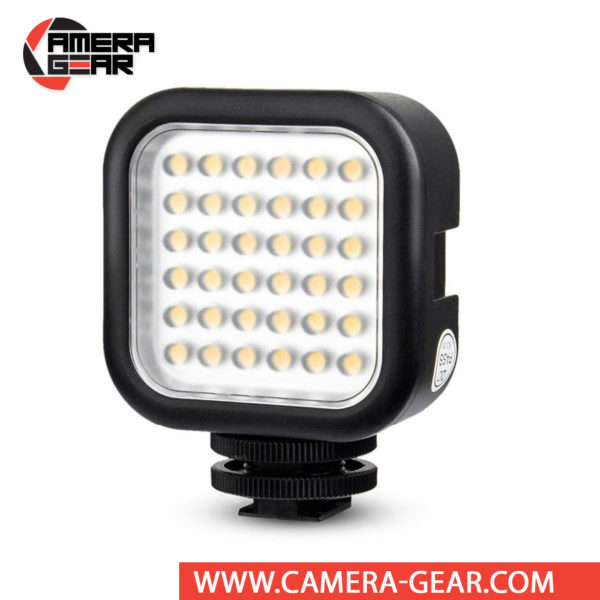 Godox LED36 is a very compact LED light that fits almost any DSLR camera and camcorder. Godox LED 36 can be interlocked in array to achieve stronger output