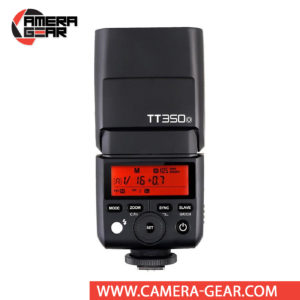Godox TT350O is an excellent compact size flash unit for Panasonic and Olympus cameras that provides TTL, HSS and full 2.4GHz Godox X System radio Master and Slave modes built inside. It is a perfect on-camera flash for any camera system and especially mirrorless systems