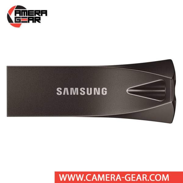 Samsung 32GB USB 3.1 Bar Plus Flash Drive lets you experience high-speed USB 3.1 performance of up to 200MB/s which is faster than standard USB 2.0 drives.