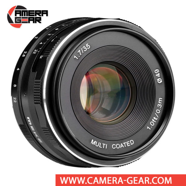 Meike 35mm f/1.7 Lens for Micro Four Thirds Cameras is an extremely versatile lens that features bright f/1.7 maximum aperture to suit working in low-light conditions and for achieving shallow depth of field effects. Meike MK-35mm lens is a great choice for videography, portraiture, street photography, wedding and event photography and much more.