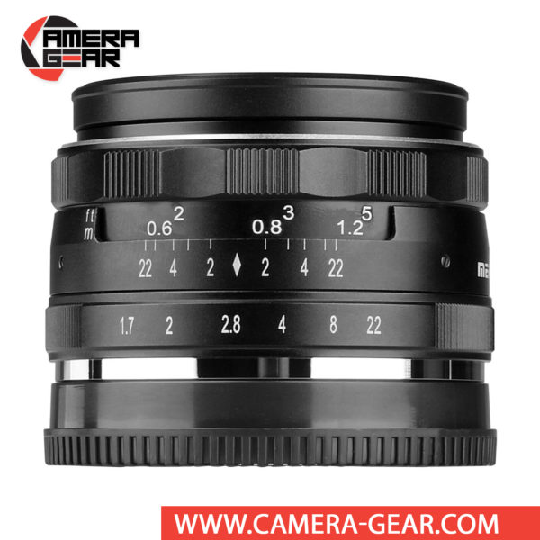 Meike 35mm f/1.7 Lens for Canon EF-M Mount Cameras is an extremely versatile lens that features bright f/1.7 maximum aperture to suit working in low-light conditions and for achieving shallow depth of field effects. Meike MK-35mm lens is a great choice for videography, portraiture, street photography, wedding and event photography and much more.