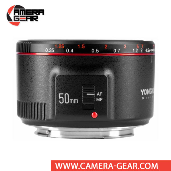 Yongnuo YN 50mm f/1.8 II Lens for Canon EF mount cameras is an excellent choice for every Canon shooter. YN50mm is one of the most affordable 50mm lenses on the market. It covers full-frame sensors and pairs a maximum aperture of f/1.8 with a minimum focusing distance of 35cm, allowing you to easily achieve selective focus and bokeh in your pictures. Plus, a seven-blade diaphragm design can give you a 14-point star effect when shooting bright light sources at smaller apertures.