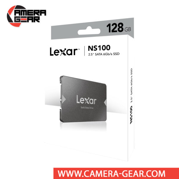 Lexar 128GB NS100 SATA III 2.5" Internal SSD is one of the most affordable SSDs on the market and is a great choice for your laptop or desktop computer if you upgrade from a traditional Hard Disk Drive