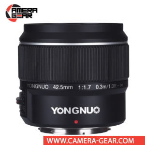 Yongnuo YN 42.5mm f/1.7 Lens for Micro Four Thirds is a fast normal-angle prime lens that excels in low-light photography and also offers improved control over depth of field for isolating subject matter. A lens is a great choice for landscapes, portraiture, street photography, wedding and event photography and much more