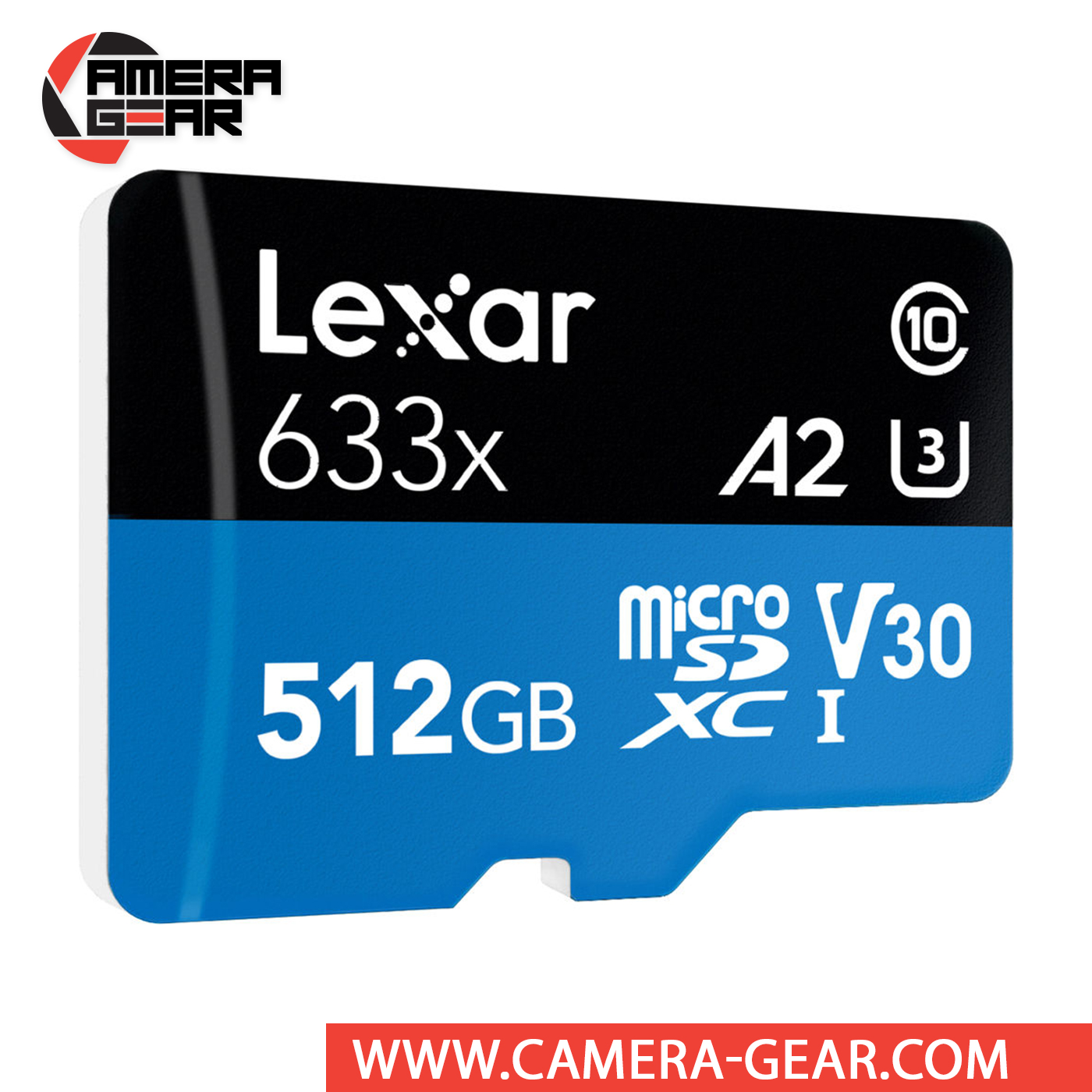 Lexar 512GB UHS-I microSDXC High-Performance Memory Card 633x