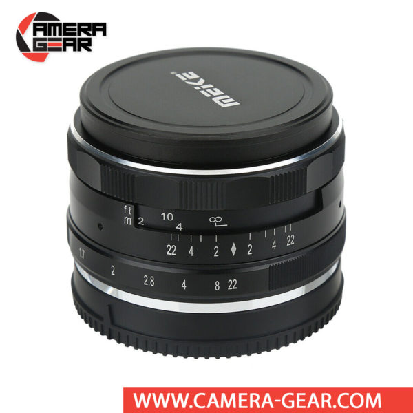 Meike 35mm f/1.7 Lens for Sony E Mount Cameras is an extremely versatile lens that features bright f/1.7 maximum aperture to suit working in low-light conditions and for achieving shallow depth of field effects. Meike MK-35mm lens is a great choice for videography, portraiture, street photography, wedding and event photography and much more.