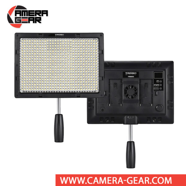 Yongnuo YN600S Bi-Color LED Light 3200-5500K is a professional LED light for both photo and video work. It features 600 LED bulbs evenly split between daylight (5600K) and tungsten (3200K). This combination of LEDs allows you to set any color temperature in 3200-5500K range.