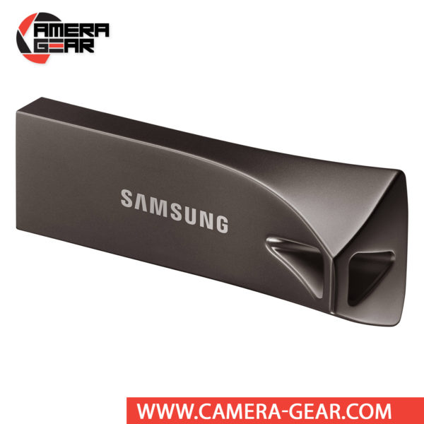 Samsung 64GB USB 3.1 Bar Plus Flash Drive lets you experience high-speed USB 3.1 performance of up to 200MB/s which is faster than standard USB 2.0 drives. The drive has a beautiful design while still being able to take a beating and it can be picked up for a very attractive price.