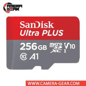 SanDisk 256GB Ultra UHS-I microSDXC Memory Card is designed to provide plenty of storage for tablets and mobile phones, faster app boots for Android smartphones, capturing fast-action photos with action cameras, and recording Full HD and 4K video with drones. It features an impressive read speed of up to 100MB/s