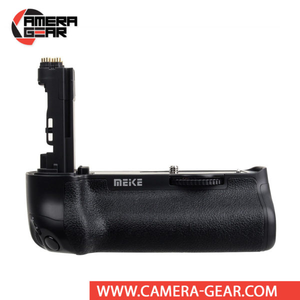 Battery Grip for Canon 5D Mark IV Meike MK-5D4 Pro offers both extended battery life and a more comfortable grip when shooting in the vertical orientation. The grip accepts two LP-E6 / LP-E6N batteries to effectively double the battery life for long shooting sessions. Wireless remote control included