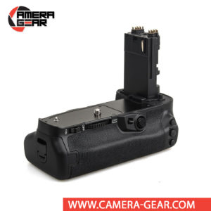 Battery Grip for Canon 5D Mark IV Meike MK-5D4 offers both extended battery life and a more comfortable grip when shooting in the vertical orientation. The grip accepts two LP-E6 / LP-E6N batteries to effectively double the battery life for long shooting sessions.