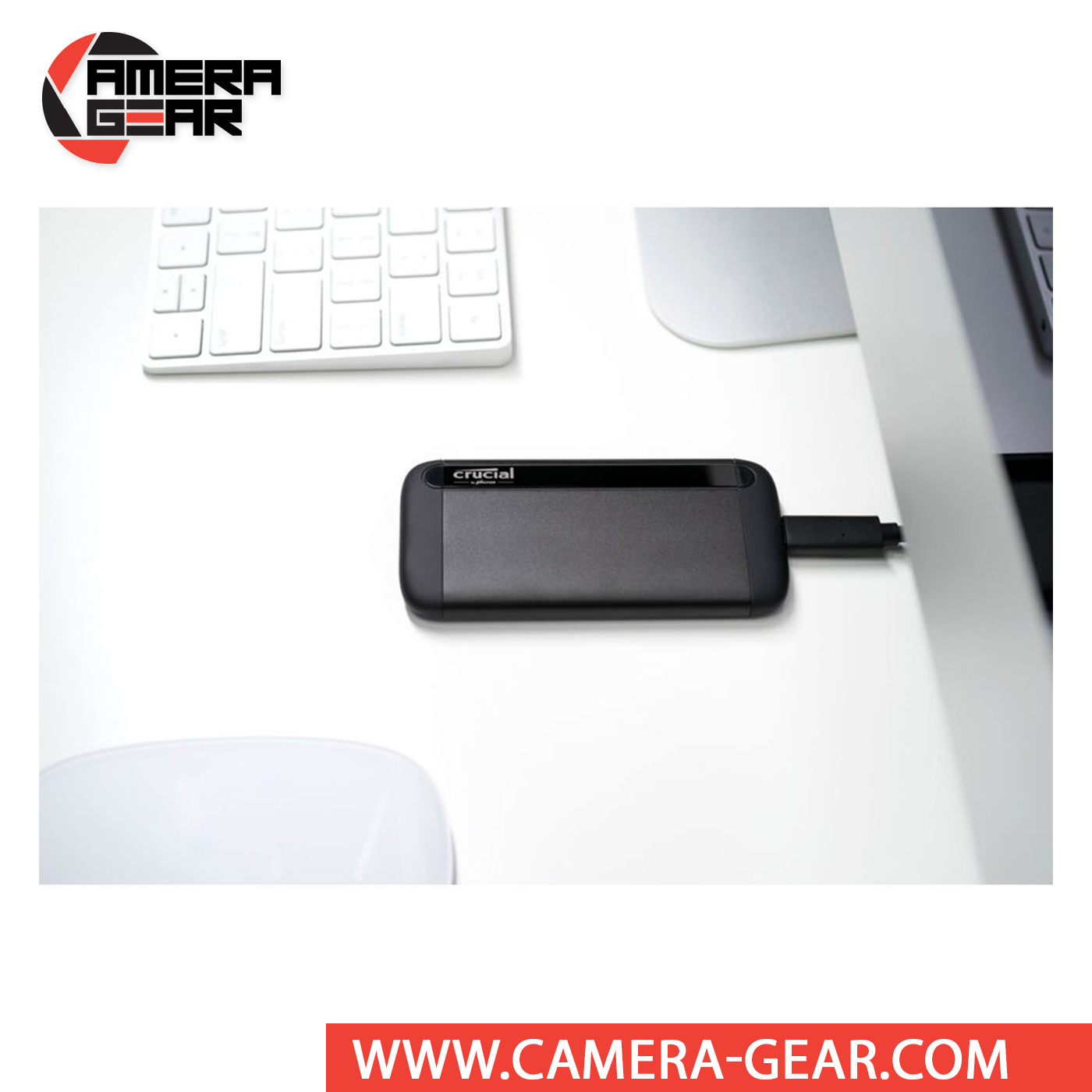 Crucial 1TB X8 Portable SSD – Up to 1050MB/s – USB 3.2 – USB-C USB