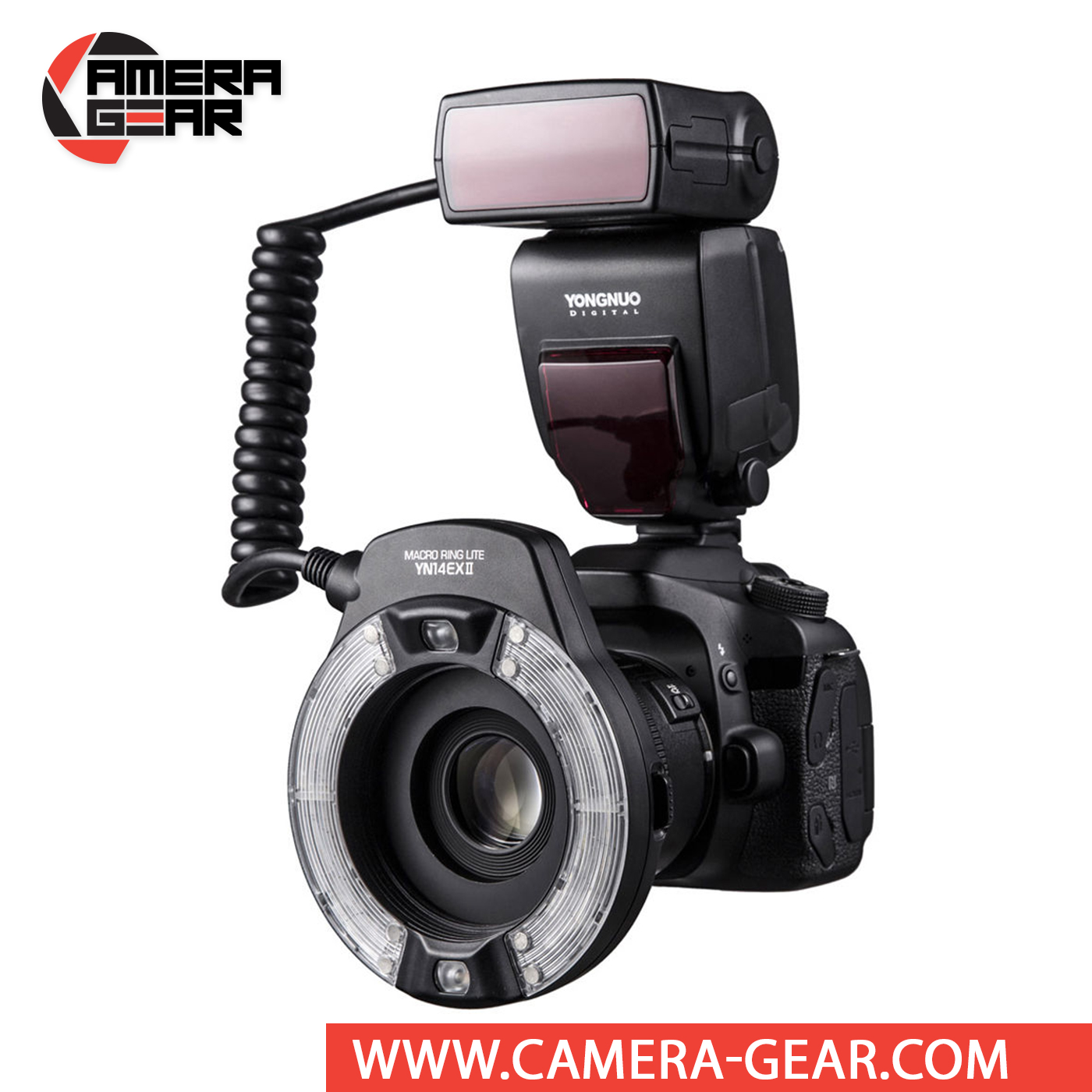Meike MK-14EXT-C LED E-TTL Macro Ring Flash Light Blitzlicht For Canon 5D 6D 7D 