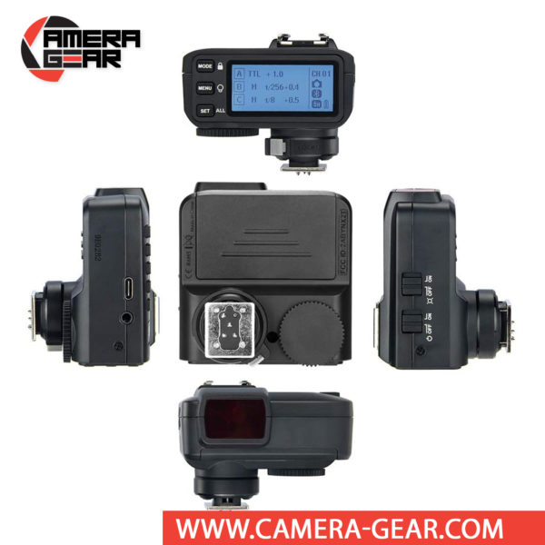 Godox X2T-P TTL Wireless Flash Trigger for Pentax is an upgraded version of Godox X1T transmitter with an improved user interface with a larger display and 5 dedicated group setting buttons on the top left of the device making it much easier and quicker to use.