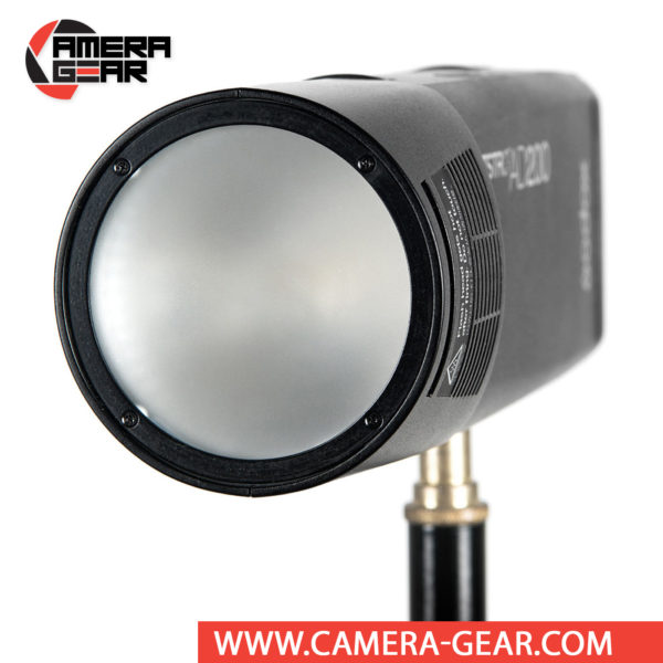 Godox H200R Round Flash Head for AD200 is an affordable optional extra that doesn’t come with the Godox AD200 by default. It produces a natural and pleasing diffused circular light