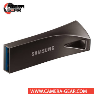 Samsung 32GB USB 3.1 Bar Plus Flash Drive lets you experience high-speed USB 3.1 performance of up to 200MB/s which is faster than standard USB 2.0 drives.