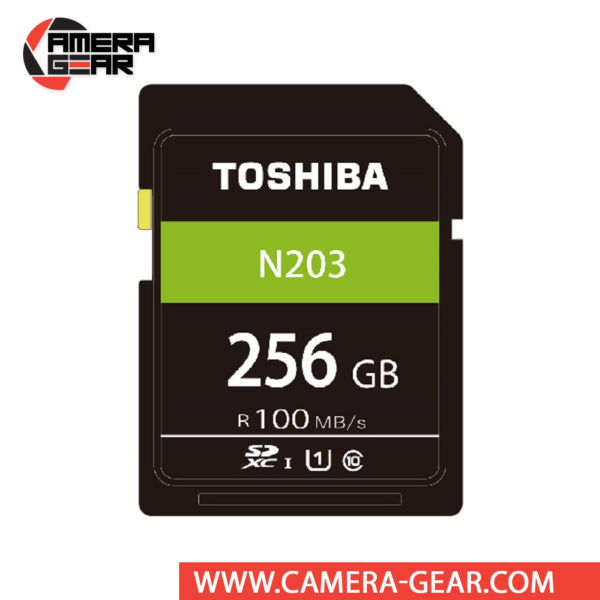 Toshiba 256GB N203 UHS-I SDXC Memory Card features an impressive read speed of up to 100MB/s and offers plenty of storage at very affordable price