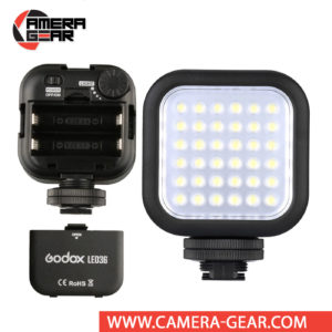 Godox LED36 is a very compact LED light that fits almost any DSLR camera and camcorder. Godox LED 36 can be interlocked in array to achieve stronger output