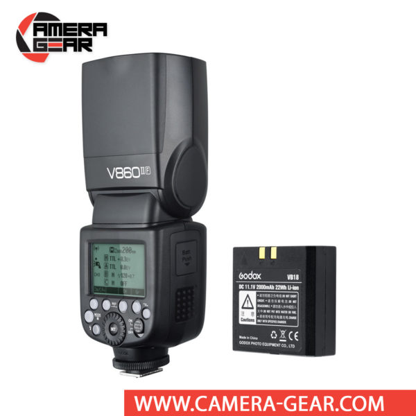 Godox V860II-F is a fully-featured TTL flashgun, much like the TT685F with a difference that the V860II-F is powered by an impressive Lithium-ion battery, capable of providing up to 650 full power flashes, and 1.5 second full power recycle time.