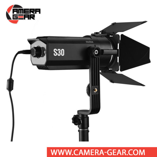 Godox S30 LED Focusing Light is the remarkable solution for precision spot to flood LED lighting for all videography where excellence is the priority.