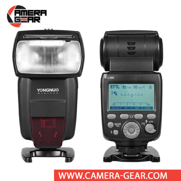 Yongnuo YN680EX-RT Lithium Wireless High-Speed TTL Speedlite utilizes a rechargeable lithium-ion battery pack, to provide a super quick recharge time of just 1.5 seconds at full power. The flash is Canon RT compatible and features TTL, HSS and high guide number of 60m