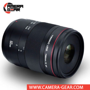 Yongnuo YN 60mm f/2 Macro Lens for Canon cameras is a macro prime lens offering a life-size 1:1 maximum magnification and a bright f/2 aperture which suits photographing in difficult lighting conditions.