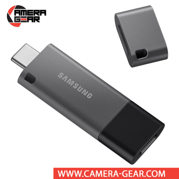 Samsung 32GB DUO Plus USB Type-C Flash Drive with USB Type-A Adapter is a USB pen drive that can be used with a smartphone (or any other device) with USB Type-C or with a computer with a USB 2.0 or USB 3.0 socket. It features the ultra-fast read speeds and USB-C native connectivity which make this USB drive a valuable asset.