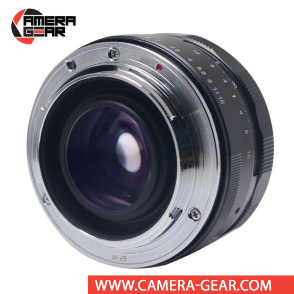 Meike 25mm f/1.8 Lens for Canon EF-M Mount Cameras is a versatile lens, suitable for a range of subjects from portraits to landscapes. It is a manual focusing wide-angle photographic lens designed for APS-C Canon mirrorless cameras.
