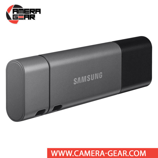 Samsung 256GB DUO Plus USB Type-C Flash Drive with USB Type-A Adapter is a USB pen drive that can be used with a smartphone (or any other device) with USB Type-C or with a computer with a USB 2.0 or USB 3.0 socket. It features the ultra-fast read speeds and USB-C native connectivity which make this USB drive a valuable asset. 