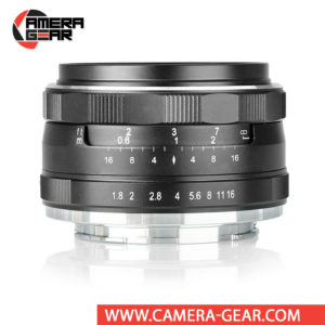 Meike 25mm f/1.8 Lens for Sony E Mount Cameras is a versatile lens, suitable for a range of subjects from portraits to landscapes. It is a manual focusing wide-angle photographic lens designed for APS-C Sony mirrorless cameras.