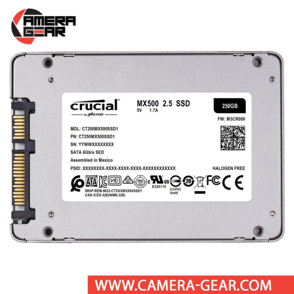 Crucial 250GB MX500 2.5" Internal SATA SSD impresses with its combination of great performance for a SATA drive and an affordable price. MX500 is a great choice for your laptop or desktop computer if you upgrade from a traditional Hard Disk Drive.